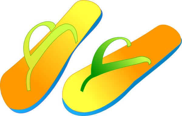 Flip Flops Clip Art at Clker.com - vector clip art online, royalty free