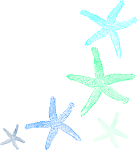 Starfish Prints Clip Art