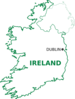  Ireland Map, Dublin, Outline Clip Art