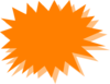 Jagged Orange Clip Art