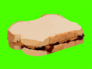 Peanut Butter And Jelly Sandwhich Clip Art