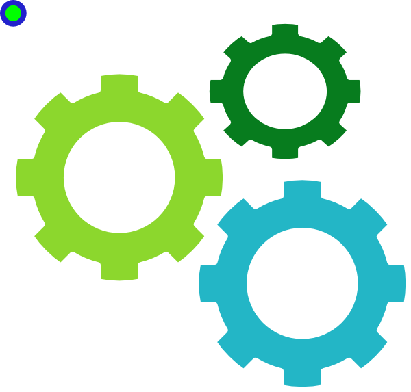 Gears greens clip art at clker vector clip art online royalty