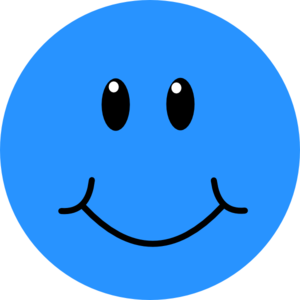 Blue Smile Clip Art
