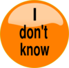 Don T Know Clip Art