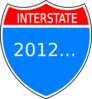 Interstate 2012 Clip Art