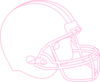 Pink Football Helmet Clip Art