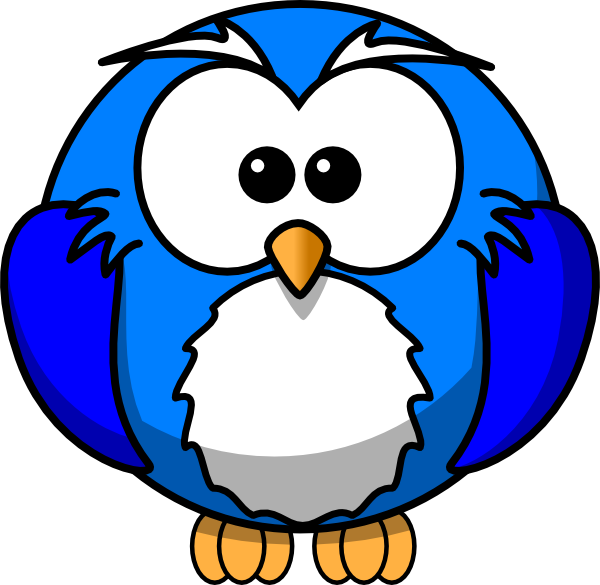 Blue Owl Clip Art at Clker.com - vector clip art online, royalty free ...