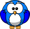 Blue Owl Clip Art