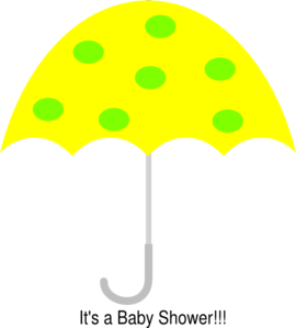 Yellow polka dot umbrella Clearance