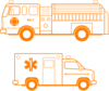 Fire Truck And Ambulance Clip Art