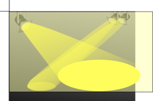 Spotlight, Searchlight Clip Art