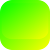 Green Yellow Square Button Clip Art