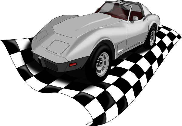 Checker Corvette Clip Art at Clker.com - vector clip art online