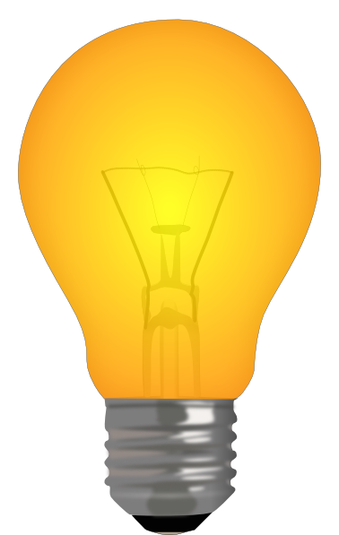 Light Bulb 85% Lit Clip Art at Clker.com - vector clip art online