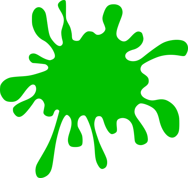 Green Splatter Clip Art at Clker.com - vector clip art online, royalty ...