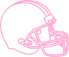 Pink Football Helmet Clip Art