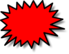 Redstar Callout Clip Art