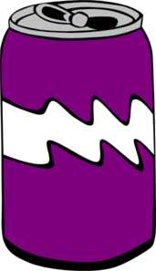 Purple Can Clip Art