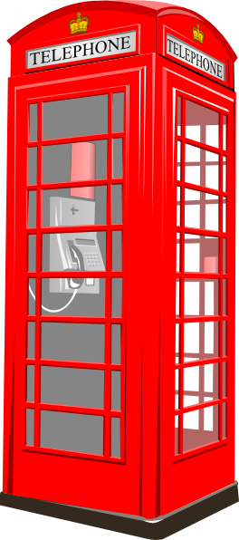 British Phone Booth Clip Art at Clker.com - vector clip art online