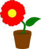Red Flower Clip Art