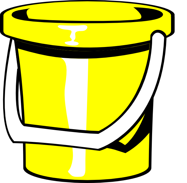 Yellow Bucket Clip Art at Clker com vector clip art 
