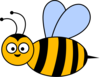 Bumblebee Round Cartoon Clip Art