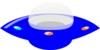 Blue Ufo Clip Art