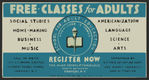 Free Classes For Adults - Register Now Clip Art