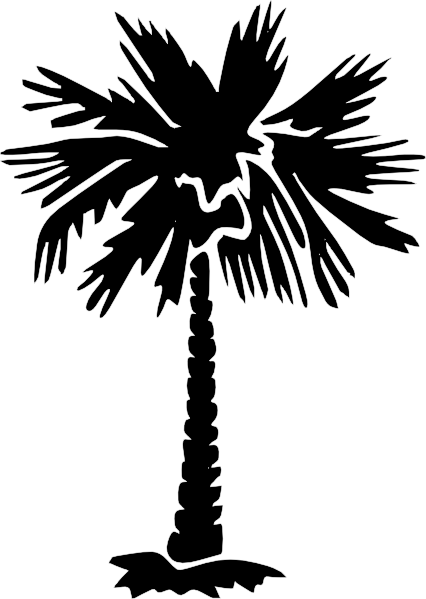 Palm Tree Silhouette Clip Art at Clker.com - vector clip art online