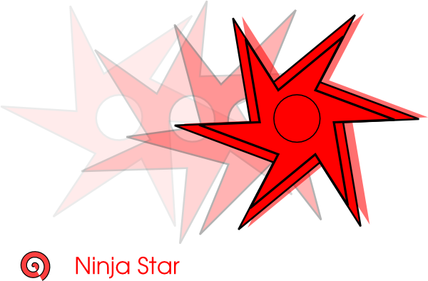 Jacksons Ninja Star Clip Art at Clker.com - vector clip art online ...