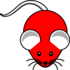 Red Mouse Clip Art