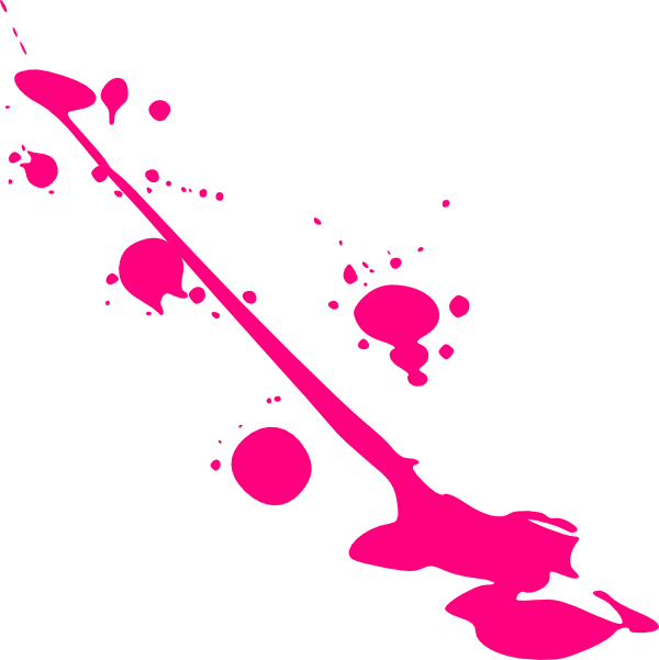 Paint Pink Splatter Clip Art at Clker.com - vector clip art online