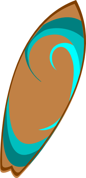 Surfboard Clip Art at Clker.com - vector clip art online, royalty free