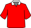 Club Shirt Red Clip Art