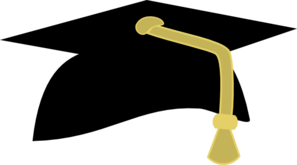 Gold Graduation Cap Clip Art