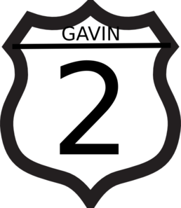 Route Gavin 2 Clip Art