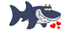 Valentine Shark Clip Art