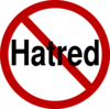 No Hatred Clip Art