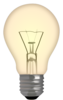 Light Bulb 20% Lit Clip Art