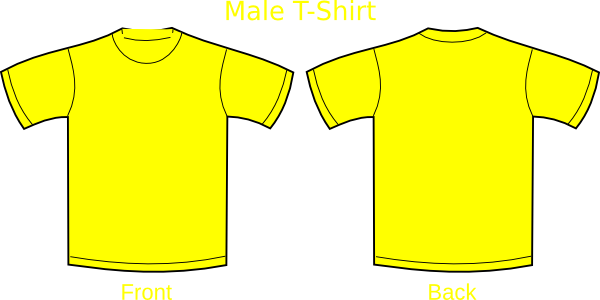 yellow plain tshirt