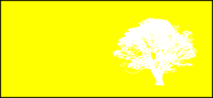 Tree, White, Silhouette, Yellow Background Clip Art