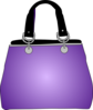 Purple Purse Clip Art