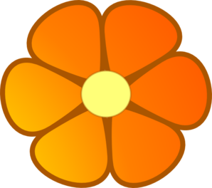 Orange Blossom Note Services Clip Art