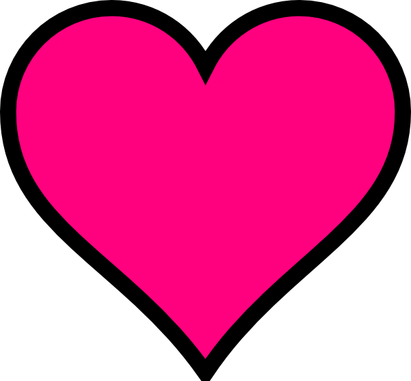 Pink Heart Clip Art At Vector Clip Art Online Royalty Free