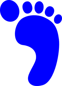 Blue Foot Clip Art