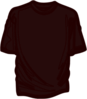 Brown T-shirt Clip Art