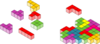 3d Tetris Heart Clip Art