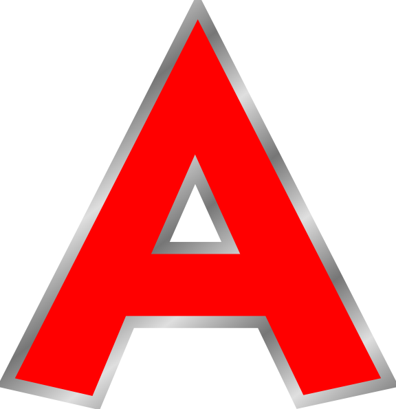 Red A Clip Art at Clker.com - vector clip art online ...