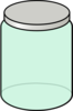 Light Green Jar Clip Art
