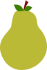 Green Pear Clip Art